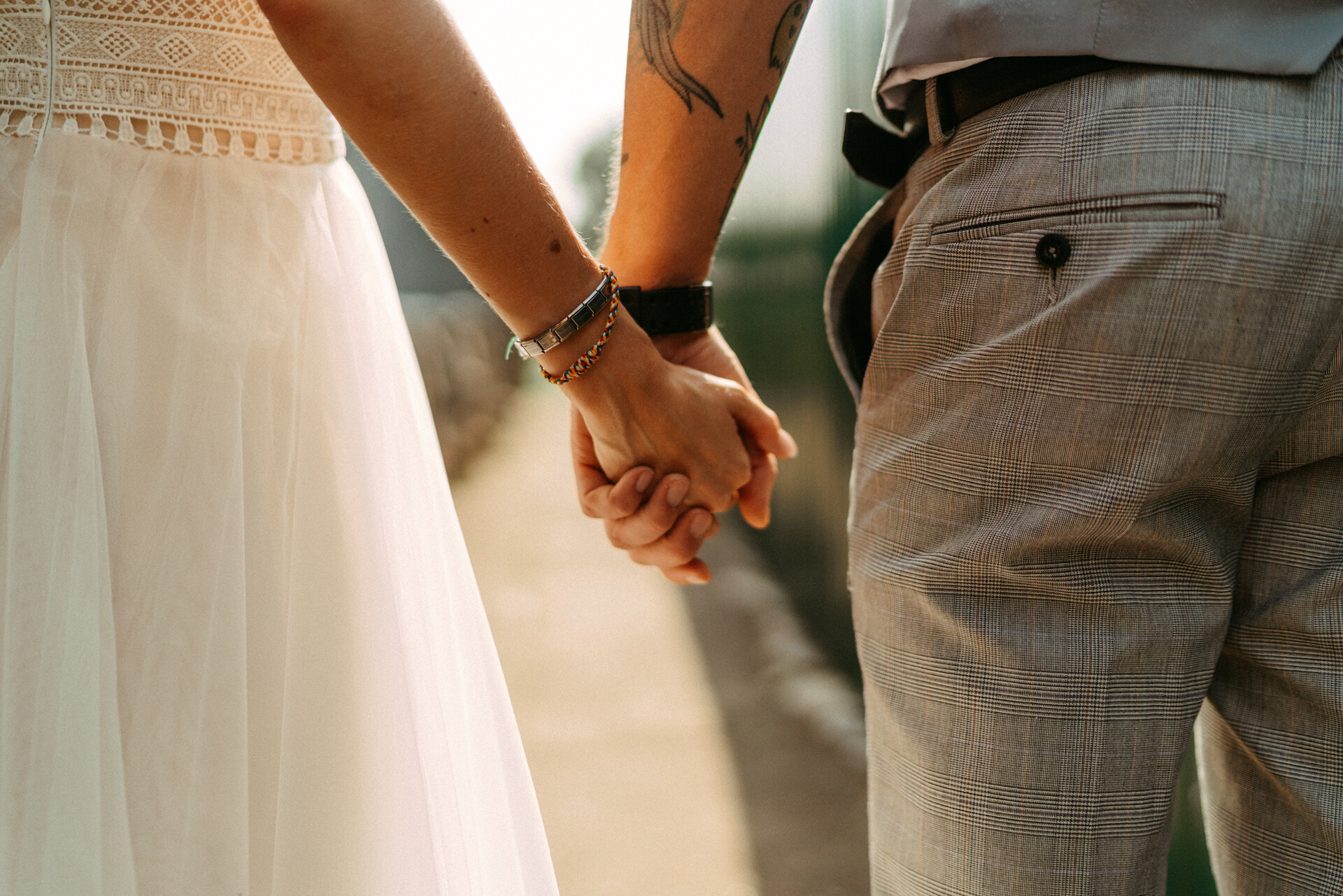 A Couple Holding Hands